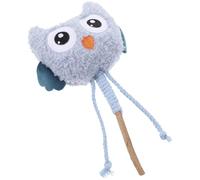LOPUNER Interactive Cat Silvervine Stick with Plush Cartoon Animal Head Lightweight Design to Stimulate Cat Curiosity and Release Bad Emotion for Playing Together