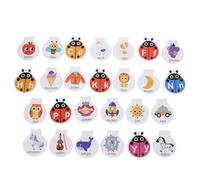 LOPUNER Learning Alphabet Matching Game for Preschool Kindergarten Self-correcting Sight Words Cards Fine Motor Skills Development Educational Montessori for Early Childhood