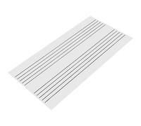 LOPUNER Magnetic Music Staff Whiteboard 5 Pcs Rectangular Rubber Sleek Reusable Dry Erase Boards for Classroom and Personal Practice