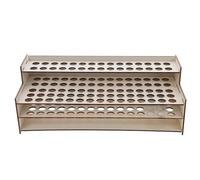LOPUNER Marker Stand and Wooden Paintbrush Holder Cup, 75 Holes Capacity Rack for Organizing Pens and Paint Brushes, Suitable for Artists and Students at Workspaces