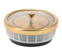 LOPUNER Multi-use Barometers the Home Indoor with Dial Design, Accurate Measurement, Lightweight and Portable Small Barometer in Golden Metal for Weather Forecasting and Fishing