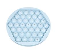 LOPUNER Plastic Ice Ball Mold for Home Refrigerator with Dirt Prevention Feature Blue DIY Ice Cube Making Tray for Cold Drinks Random Color