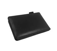LOPUNER Portable Black Hardcover Executive Notebook with Pen Slot and 50 Sheets, Lightweight Pu Paper Notepad for Daily to Do List and Work Schedule Planning