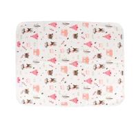 LOPUNER Portable Urinal Pad Waterproof Cotton Changing Mat with Printed and Dyed Fabric for Travel and Diaper Changing Places, Soft and