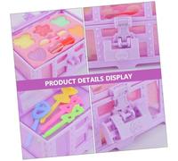 LOPUNER Pretend Makeup with Box Safe Non-toxic Cosmetic Kit for Birthday Parties and Dress Up Play Realistic Girl Makeup Treasure Chest with Rich Accessories Random Color