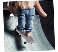 LOPUNER Professional Dual-sided Dyed Northeast Maple Finger Skateboard Mini Deck for Teens Portable Fingerboard for Stress Relief DIY Tricks Party Favors and Early Educational Play