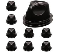 LOPUNER Pvc Hat Display Holder Rack Prevent Deformation for Home with 57cm Head Circumference 10pcs round Shape for Hats