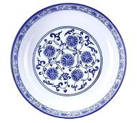 LOPUNER Ramen Noodle Bowl Microwavable Soup Bowl Blue Ceramic with Smooth Surface and Easy Cleaning Feature for Household Meals and Everyday Use