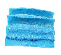 LOPUNER Realistic Resin Ocean Wave Model for Sand Table and Seaside Landscaping Versatile Desktop Ocean Wave Decoration for Artistic and Natural Miniature Landscape