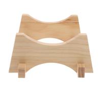 LOPUNER Rustic Wooden Wine Barrel Stand for Small Barrels and Beverage Servers, Elegant Natural Wood Drink Dispenser Base with Broad Compatibility and Stable Support for Home Or Beverage