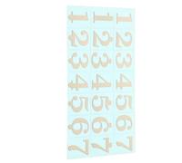 LOPUNER Self-Adhesive Coffee Colour 3D Musical Note Stickers for Piano and Violin, Unique Antique Style Paper Labels for DIY Projects and Personal Practice Decoration