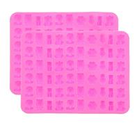 LOPUNER Silicone Animal Candy Moulds Wax Seal Bead Mold Set for 2pcs Wear-Resistant and Easy Storage for Homemade Sweets and Wax Sealing Projects