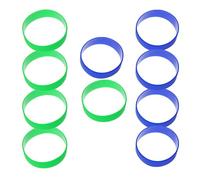 LOPUNER Silicone Rings 10Pcs Heat Resistant Sublimation Bands for Sublimation Cups and Water Bottles, Hold Paper, Elastic Wraps for Crafting and Heat Press