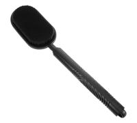 LOPUNER Silicone Shower Brush with Extendable Long Handle 14.6-27.6 Inches, Double Sided Bath Brush with Dense Bristles for Gentle Exfoliating and Massage, Suitable for Wet Bathroom