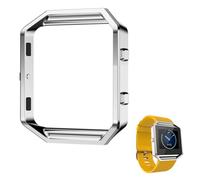 LOPUNER Silver Stainless Steel Watch Frame Replacement for Blaze Smart Watch Sturdy and Waterproof Metal Housing Case Accessory Protection
