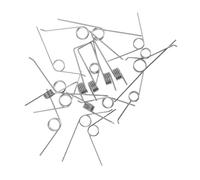 LOPUNER Small Torsional Spring Replacement for Trash Can Lid Sturdy Metal Garbage Bucket Lid Repair Springs 18pcs Set Compatible with for Household Waste Bins