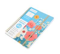 LOPUNER Spiral Notebook Floral Journal with Lined Pages Smooth Writing Experience Compact and Portable Planner for Business Meetings School Home Office Use