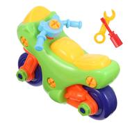 LOPUNER Take Apart Motorbike Building Kit for Colorful Plastic Assembly Motorcycle Vehicle Model Educational Construction for Early Brain Development and Reasoning Skills Random Color