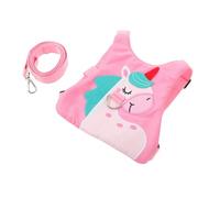 LOPUNER Unicorn Lost Backpack Leash with Wrist Link Walking Safety Harness for Outdoor Travel Cute Rainbow Design
