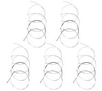 LOPUNER Violin Strings Replacement Strings Full Set for 4/4 Violins 20pcs with Nickel Plated Ball End Suitable for Solo and Scale Training, Silver Tone for Musical Instruments