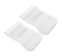 LOPUNER Water Flosser Case Portable Acrylic Storage Organizer 2-Pack Compatible with Waterpik Replacement Tips Compact Organizer for Family Bathroom and Drawers