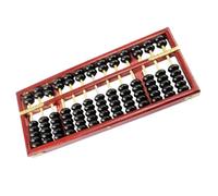 LOPUNER Wooden 13-Column Retro Abacus 7 Beads, Portable Arithmetic Counting Tool for and Students, Vintage Style Educational School Supplies