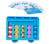 LOPUNER Wooden Color Sorting Double-sided Matching Game Board with Cartoon Animals for Early Learning Educational Puzzle for Fine Motor Skills Development