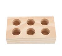 LOPUNER Wooden Insect Needles Base with Multi Compartment Storage Box for Organized Entomology Pinning DIY Specimen Preparation Tool Holder Efficient Insect Pins Access and Neat
