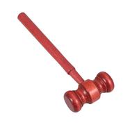 LOPUNER Wooden Judge Gavel Hammer for Auction and Role Play Small Court Hammer with Clear Knocking Sound Judges Lawyers Auctioneers and Law Students