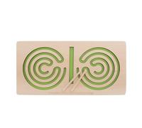 LOPUNER Wooden Maze Puzzle for Hand-eye Coordination Training Brain Teaser Game Fine Motor Skills Development Early Learning Educational Tool for Cognitive Growth and Left Right Brain