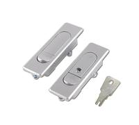 LoPush Button MS509 Aircraft Door Lock Panel & Electric Cinet Box Lock MS603-1PC Silver Plated with Key Durable MS503 Lock for Enhanced Security & Easy Access