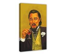LOPXEN Laughing Leo Meme Canvas Poster Wall Art Decor Print Picture Paintings for Living Room Bedroom Decoration 12x18inch(30x45cm)