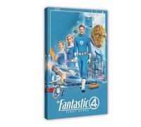 LOPXEN The Fantastic Four First Steps Poster Canvas Poster Bedroom Decor Landscape Office Room Decor Gift 08x12inch(20x30cm)