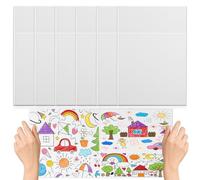 LOPYXBR 12 Pack White Hardcover Blank Book 18.5x18.5cm, Blank Journal Hardcover White Story Writing Books, Blanks Book Hard Cover for Journaling, Sketching, Writing (12 Sheets/ 24 Pages Each Notebook)