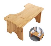 LOPYXBR Bamboo Toilet Stool, 15.3 x 7.8 x 6.7inch Folding Toilet Stool Squat Adult, Foldable Bamboo Poo Stools Adults, Durable and Non-Slip Toilets Stools Squat Adult for Bathroom