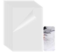 LOPYXBR Pack of 150 Sheets Tracing Paper A3 50 GSM Tracing Paper for Sewing Patterns, A3 White Vellum Papers Drawing Sketch Papers for Drawing Overlays & Sketching on Art(42x29.7CM)