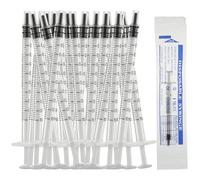 LOPYXBR Pack of 200 1 ml Colostrum Syringes, Disposable Syringes 1 ml Syringe Sterile, Syringes 1 ml without Needles, Single Packaging for Scientific Laboratories, Watering, Refilling, Feeding Pets