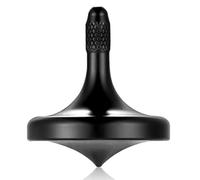 LOQATIDIS Precision Metal Spinning Top Age 12+, Well Made Stainless Steel Adult EDC Toy, Perfect Balance Easy to Use Kill Time Efficiently, Spin Long Time Exceed 5 Minutes (Black)