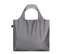 LOQI Artist Canvas & Beach Tote Bag, 50 cm, 20 L, Reflective Silver