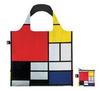 LOQI Composition with Red, Yellow, Blue and Black Recycled Bag
