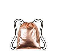 LOQI Metallic Rose Gold Backpack,43.5x34 cm