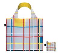 LOQI Museum Piet Mondrian Reusable Shopping Bag, New York City 3, One Size