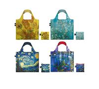 LOQI Museum12 Collection Pouch Reusable Bags, Set of 4
