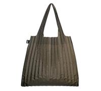 LOQI PLEATED Olive Recycled Bag, Green, Large