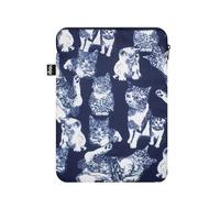 LOQI RED POPPY BEE Cats Laptop Sleeve