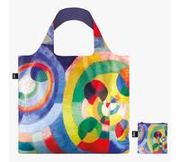 LOQI Tote Bag Robert Delaunay Circular Forms Cololurful Spirals Travel Bag