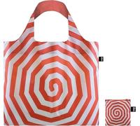 LOQI Tote Large Red Spirals Shopping Bag by Louise Bourgesois Spirals