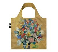 LOQI Vincent Van Gogh VGM 50th Anniversary Bouquet/Flower Pattern Gold Recycled Bag