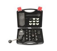 Loqifox Ring Bender Tool Kit for Spoon Rings, Adjustable Wire Bending Tool with Dies, Heavy Duty Metal Ring Maker Jewelry Making Tools for DIY Wire, Metal, and Jewelry Crafting (D)