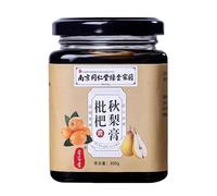 Loquat Autumn Pear Paste,Small Pear Soup,305g/box,Natural Fruit Flower Tea,Honey Loquat Cream,Hand Boiled Loquat Jam,Crystal Sugar Pear,Flower Fruit Juice,Healthy and Nutritious Snack Gift (4box)